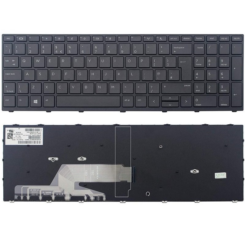 thumbnail image 2 of New HP ProBook 450 G5 / 455 G5 / 470 G5 US Black Keyboard With Frame (NSK-XK0SQ) 2 of 3